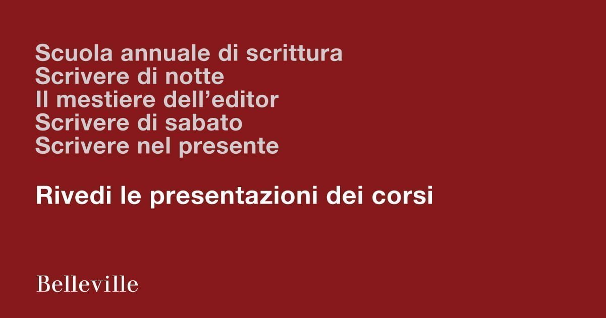 Rivedi le presentazioni dei corsi in partenza